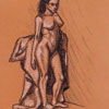 Life Drawing of a Nude Lady