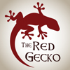 Company logo and web/print banners for The Red Gecko